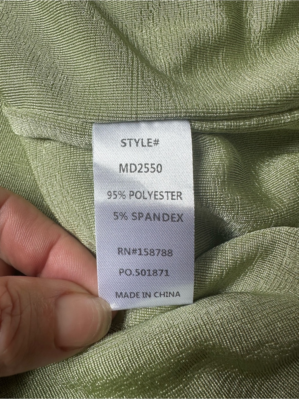 Mable Backless Green Mini Dress - Picture 5 of 6